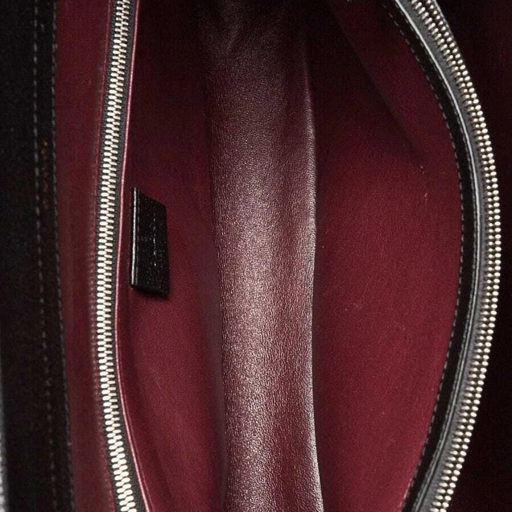 Gucci Black Grainy Leather Zumi Medium Tote Bag - Picture 11 of 12